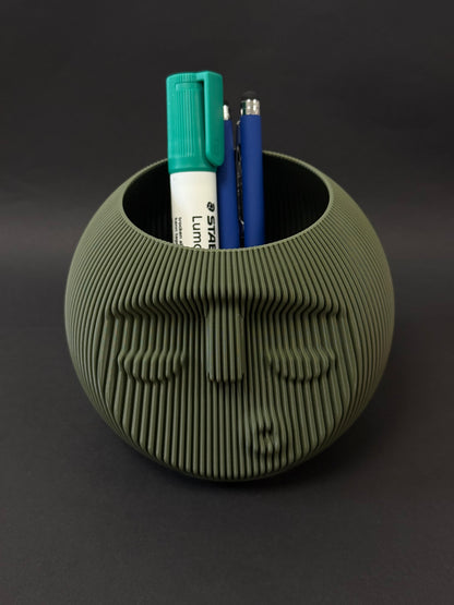 Sleepy Dude Modern Face Planter / Desk Organiser