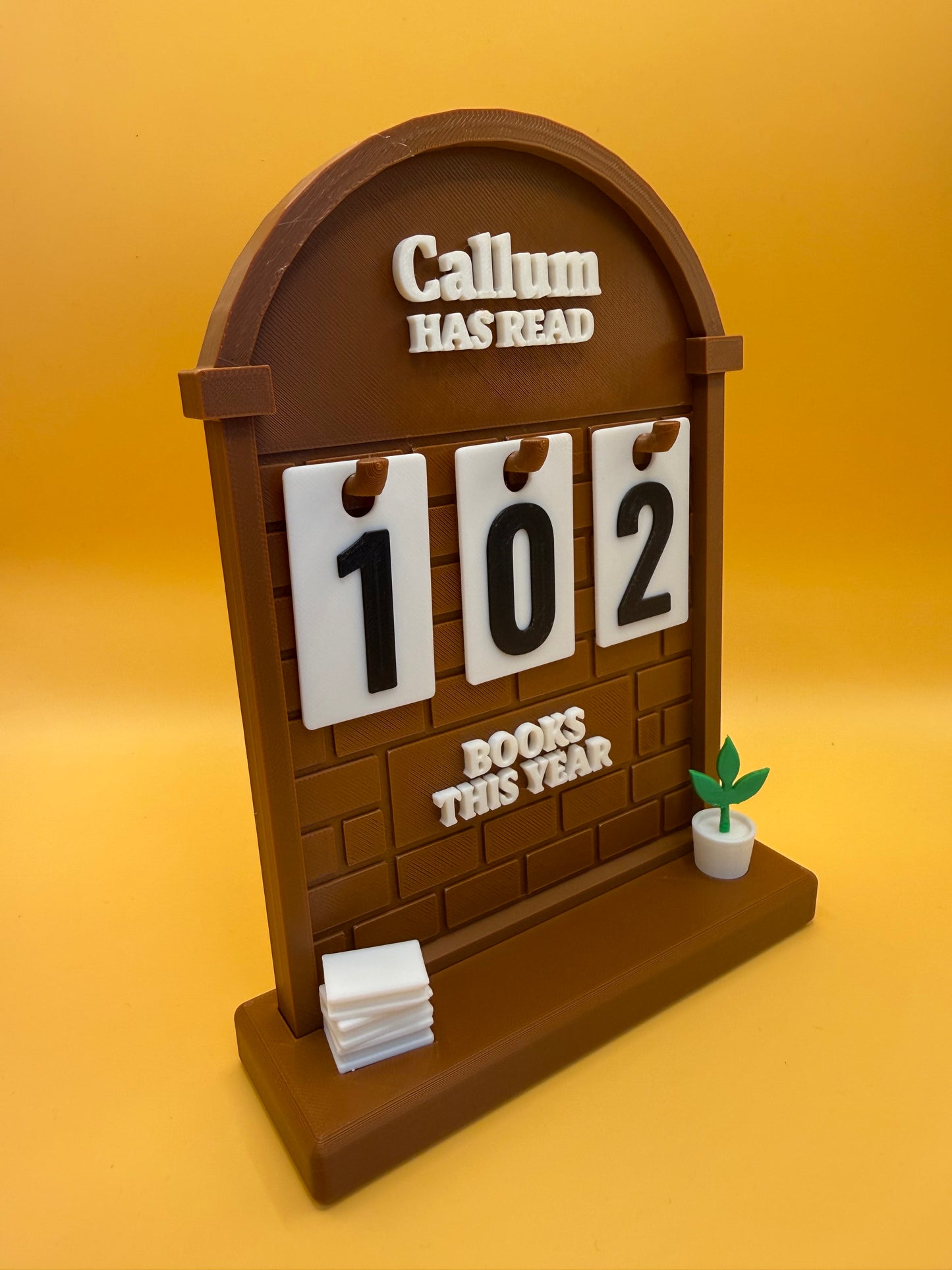 Personalised Milestone Counter Display