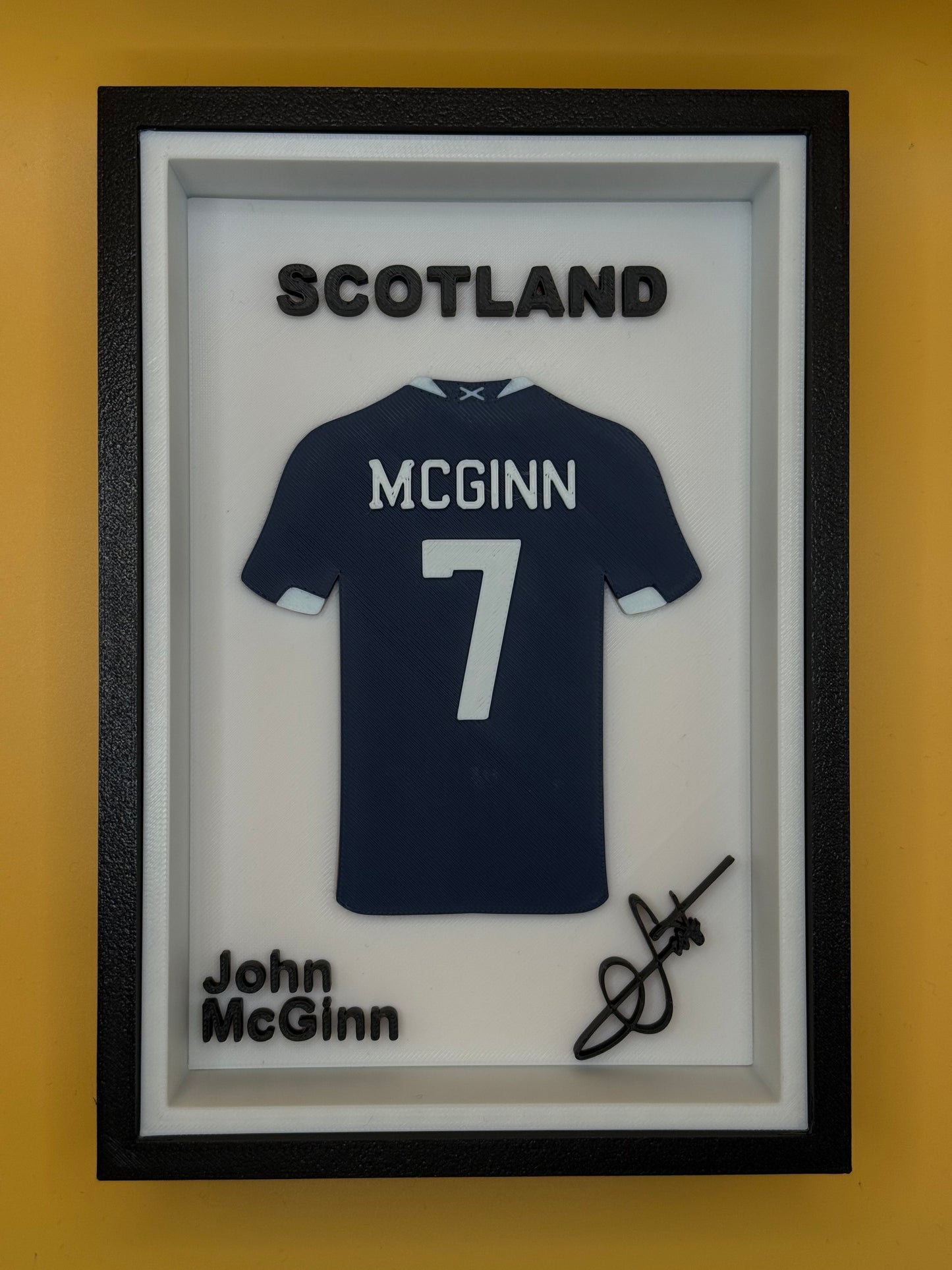 Custom 3D Football Shirt Frame