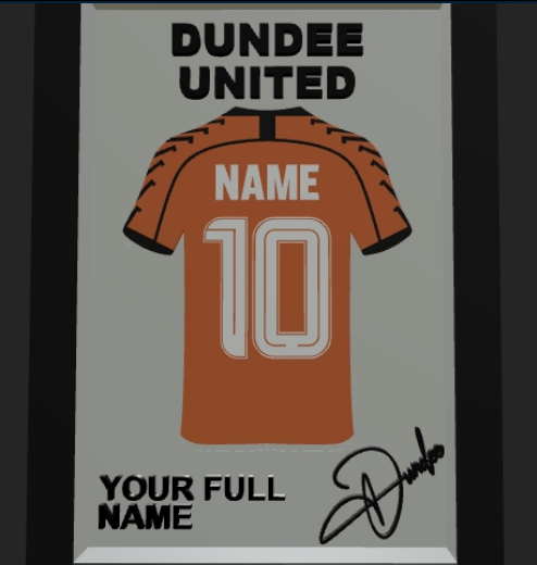 Custom 3D Football Shirt Frame