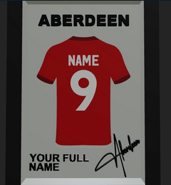 Custom 3D Football Shirt Frame
