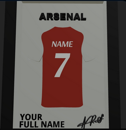 Custom 3D Football Shirt Frame